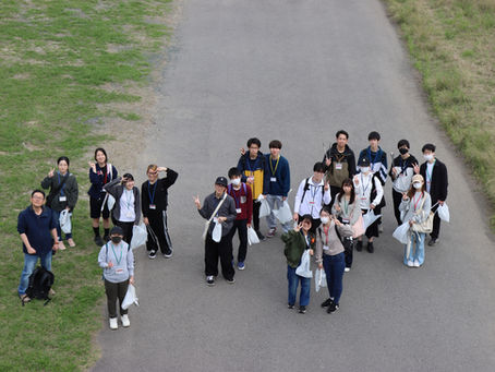 大分川清掃および大友宗麟の歴史探索を行いました