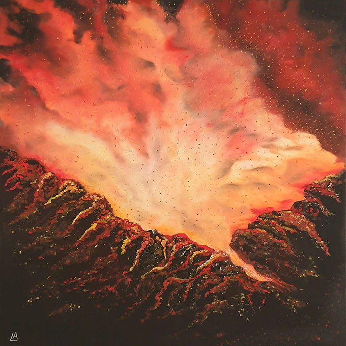 Eruption, Ludovica Atlante, arte