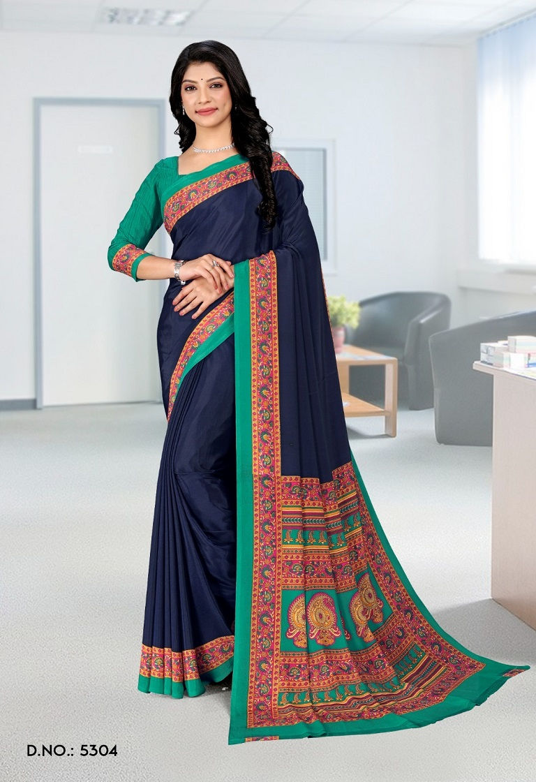 GRAB UNI - PREMIUM SAND CREPE SILK SAREE - DN 5304