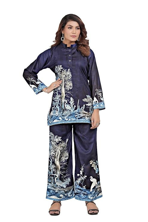COTUNLIE - VANVAS STORY LOUNGE WEAR CO-ORD SET - BUYBAY.IN
