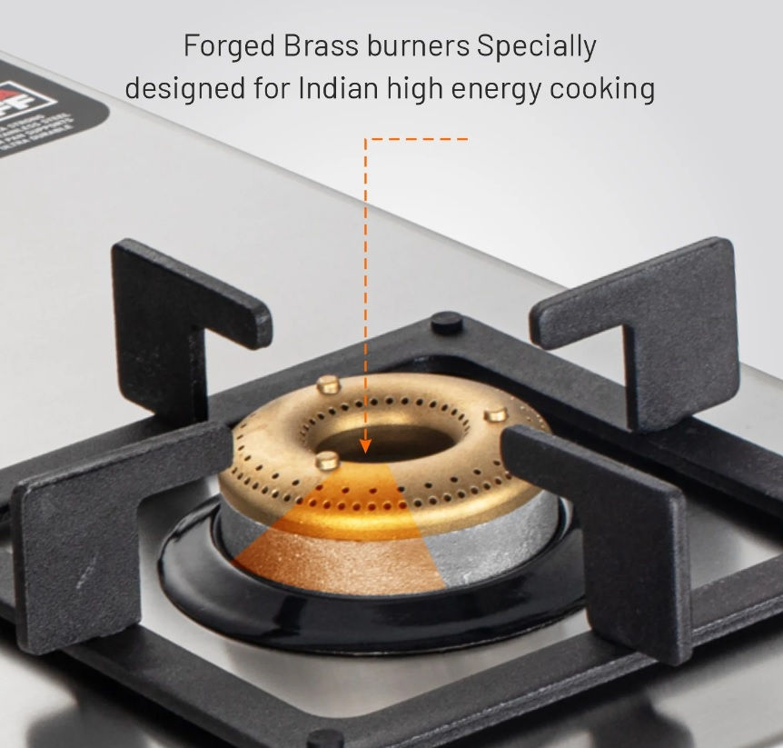 थंबनेल: GLEN - STAINLESS STEEL GAS STOVE - LILLEMART.COM