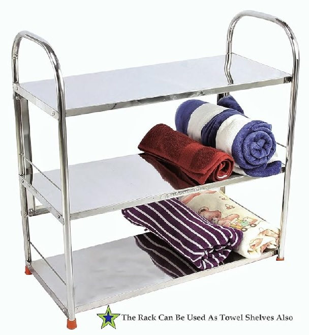 Thumbnail: AMOL SS MULTIPURPOSE RACK - LILLEMART.COM