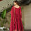 Thumbnail: RANG BHOOMI - PREIMUM CHINON GOWN WITH EMBROIDERY - LILLEMART.COM