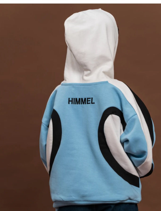 Thumbnail: HIMMEL - UNISEX OVERSIZED COLOUR BLOCK HOODIE - LILLEMART.COM