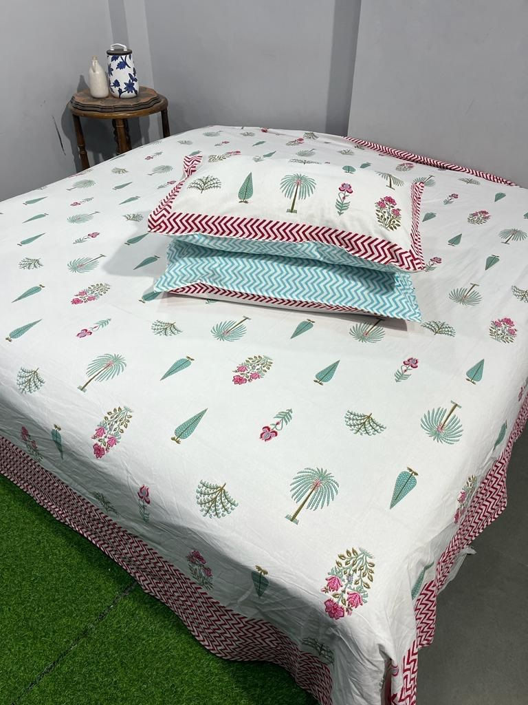 PGP- RATNA KARPASAM - JAIPUR BLOCK PRINT COTTON BEDSHEETS