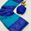 थंबनेल: RANG BHOOMI - PURE MOSS BANDHANI PRINT SAREE WITH MIRROR WORK - LILLEMART.COM