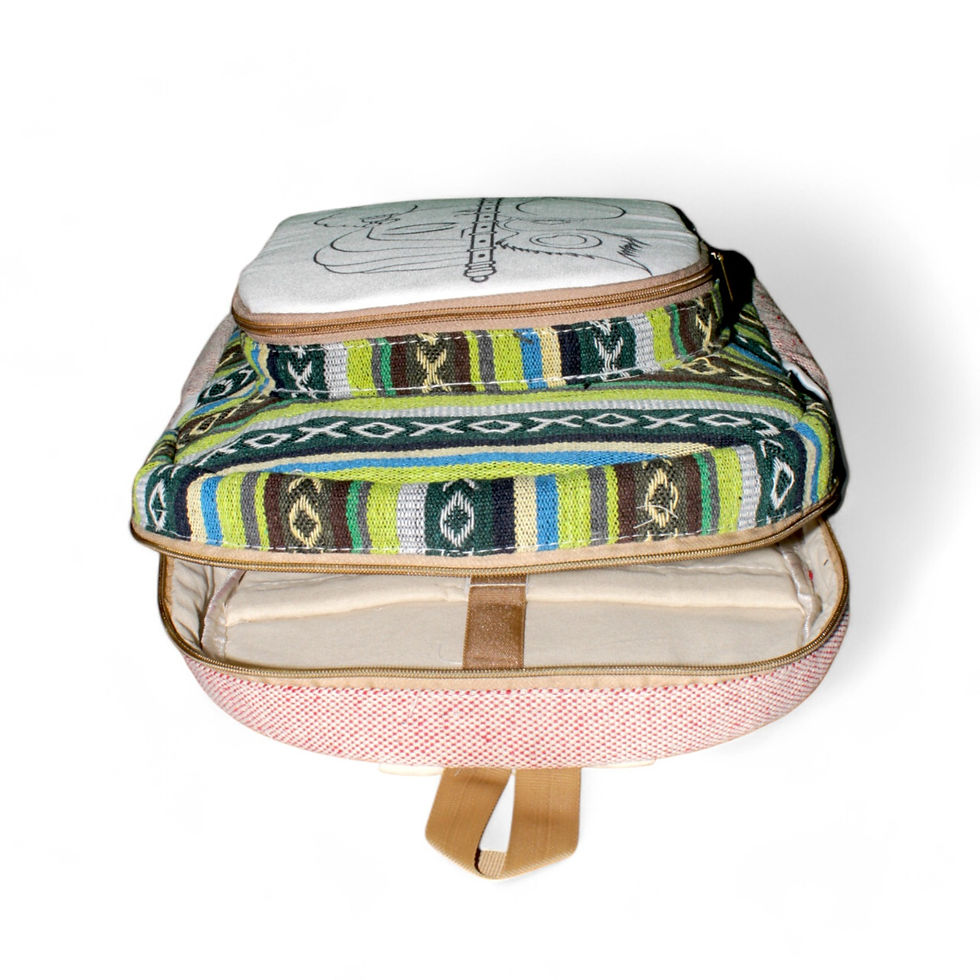 Thumbnail: FIBRE GOLD - HEMP BACKPACK - LILLEMART.COM