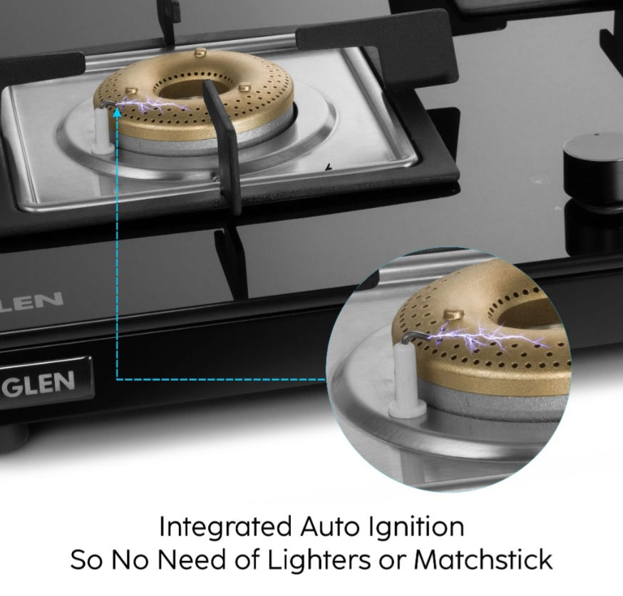 थंबनेल: GLEN - 4 BURNER ULTRA SLIM FREE STANDING HOB - LILLEMART.COM