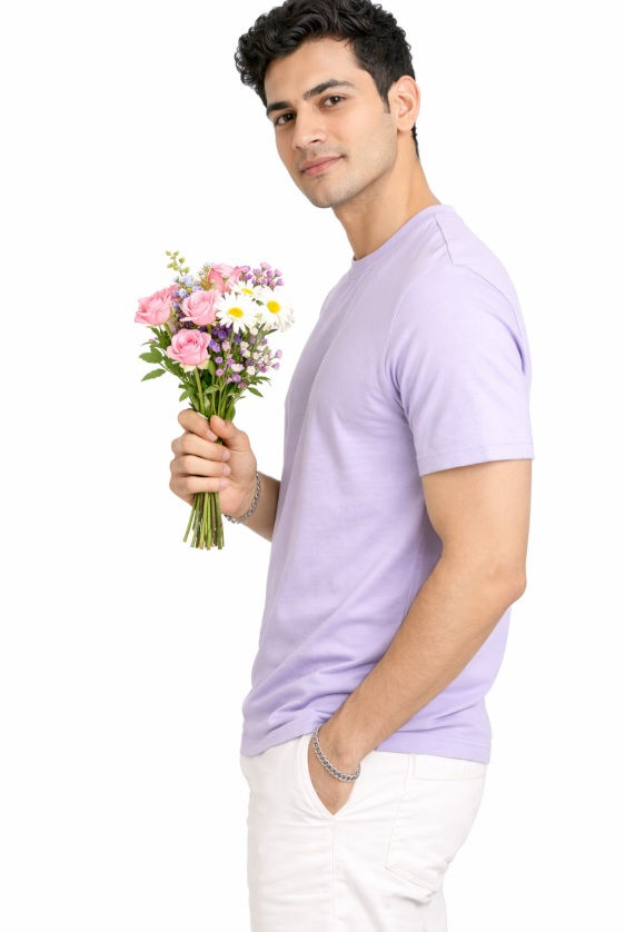 GREYN - CLASSIC EVERYDAY TEE | BAMBOO COTTON – LILAC - LILLEMART.COM