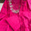Thumbnail: RANG BHOOMI - PINK ANARKALI SUIT WITH FLORAL EMBROIDERY - LILLEMART.COM