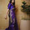 Thumbnail: UNITOPIA - ROYAL PURPLE SOFT KOTA LITCHI SILK SAREE - LILLEMART.COM