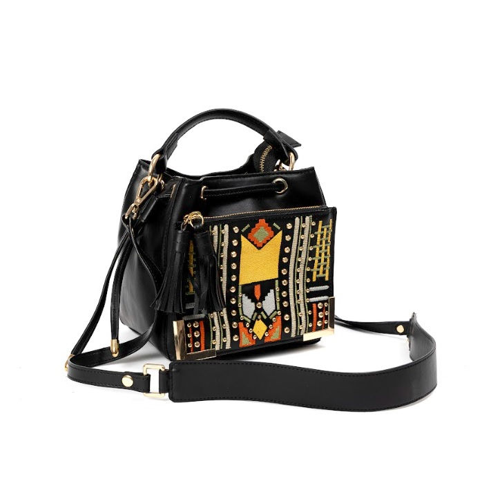 GREEN HERITAGE - NORA VEGAN LEATHER SLING BAG - BUYBAY.IN