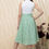 Thumbnail: ABEENA - PISTACHIO WHISPER COLLARED MIDI DRESS - BUYBAY.IN