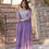 Thumbnail: RANG BHOOMI -  PASTEL GEORGETTE GOWN WITH HEAVY EMBROIDERY  - LILLEMART.COM