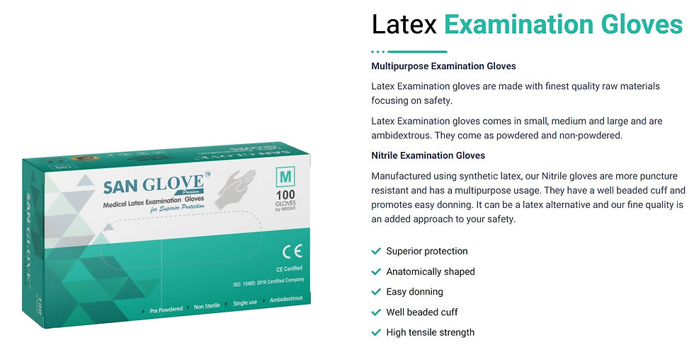 थंबनेल: EXAMINATION GLOVES - BUYBAY.IN 2