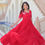 थंबनेल: RANG BHOOMI - FAUX BLOOMING GOWN WITH BEADS EMBROIDERY - LILLEMART.COM