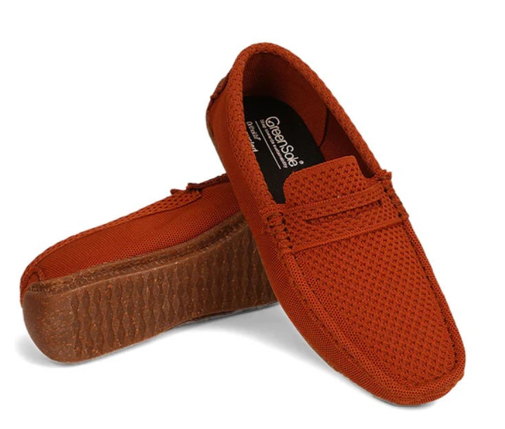 GREEN SOLE - ECO FRIENDLY BROWN SYRUM MENS SLIPON SHOES - BUYBAY.IN