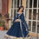 थंबनेल: RANG BHOOMI - FAUX BLOOMING GOWN WITH EMBROIDERY - LILLEMART.COM