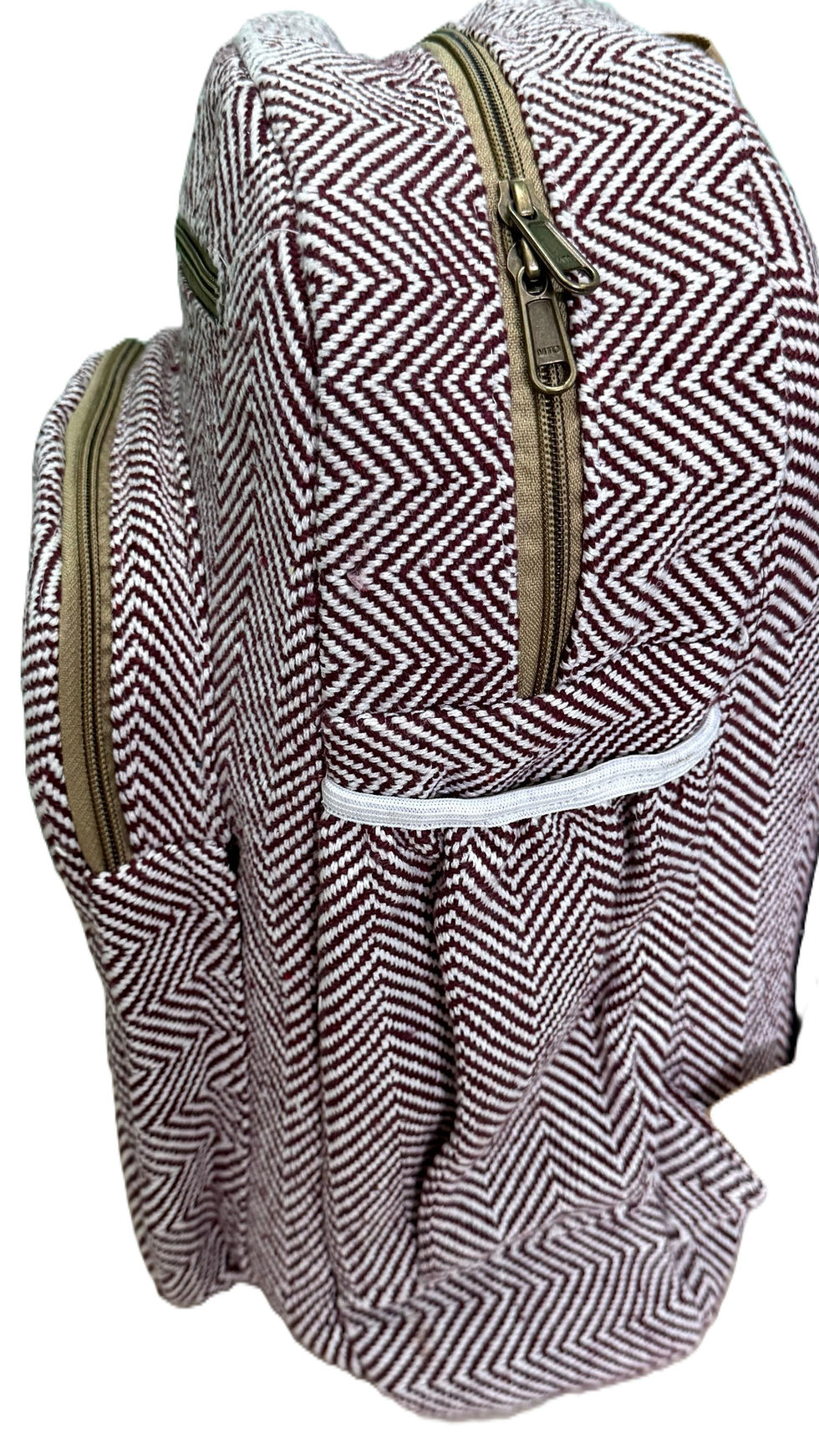 Thumbnail: FIBRE GOLD - PURE HEMP, LARGE BACK PACK BAG - LILLEMART.COM