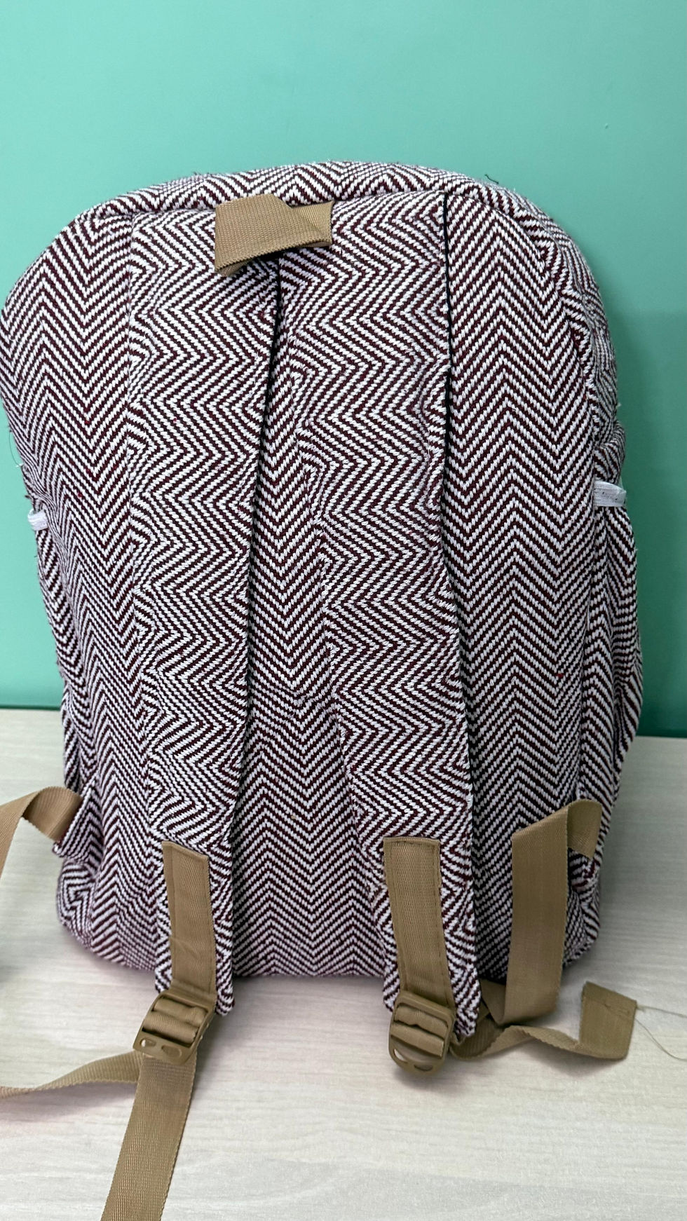 Thumbnail: FIBRE GOLD - PURE HEMP, LARGE BACK PACK BAG - LILLEMART.COM