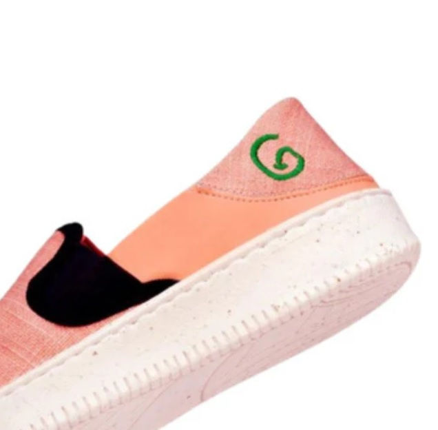 Thumbnail: GREENSOLE - ECO FRIENDLY PEACH BLOSSOM WOMEN'S SLIP ON