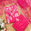 थंबनेल: RANG BHOOMI - PINK & WHITE FLORAL KURTI SET - LILLEMART.COM