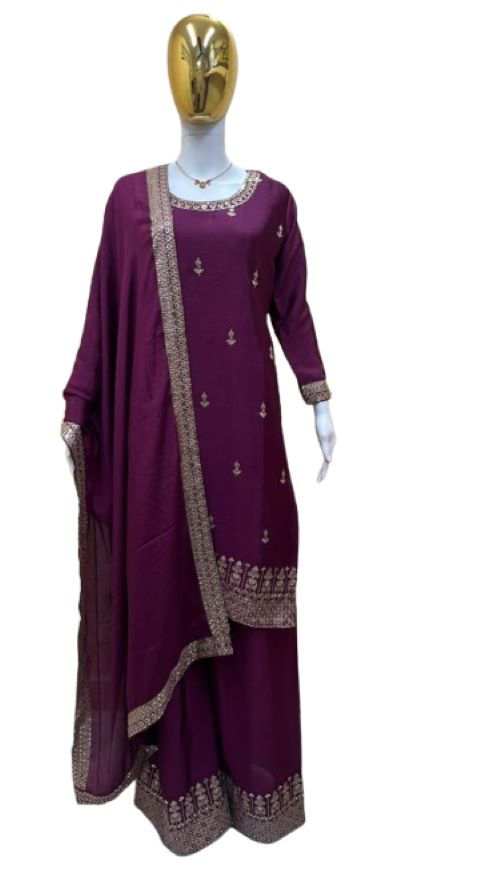 Thumbnail: ARYATEX PALLAZO DRESS - BUYBAY.IN
