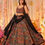 थंबनेल: RANG BHOOMI - BLACK RAYON PATOLA DIGITAL PRINT GOWN - LILLEMART.COM