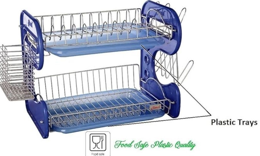 थंबनेल: AMOL SS UTENSIL RACK - AMOL SS SHOE RACK - LILLEMART.COM
