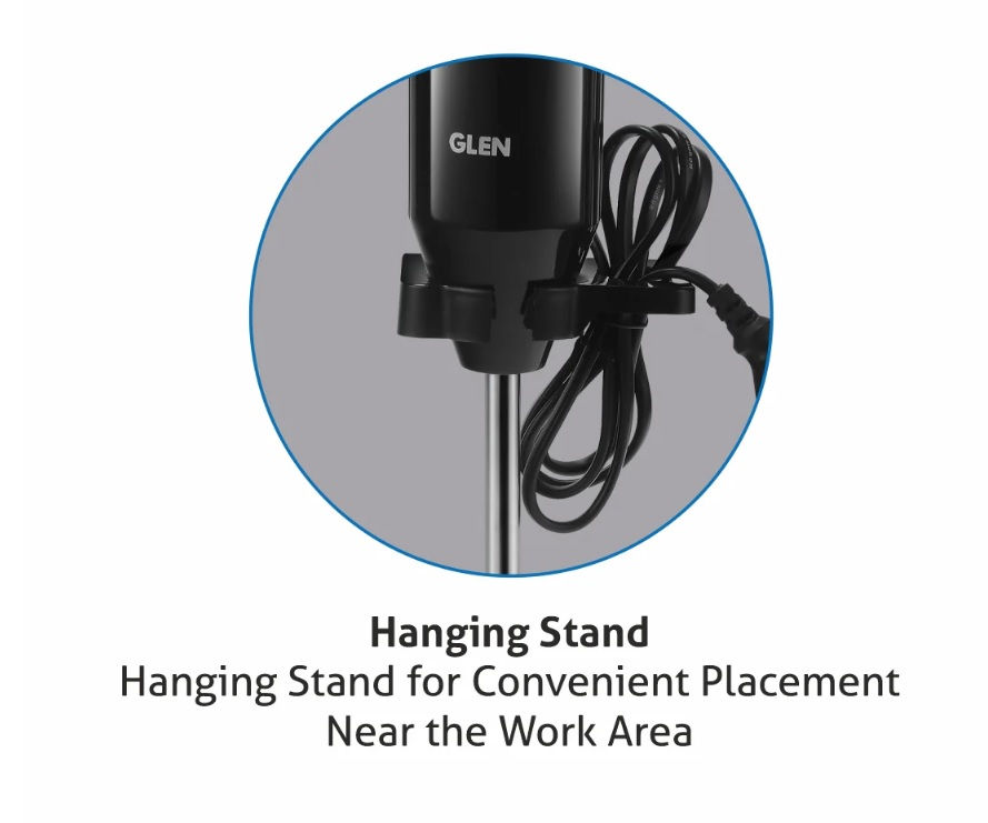 थंबनेल: GLEN - ELECTRIC HAND BLENDER- 200W WITH STAINLESS ARM - LILLEMART.COM