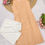 थंबनेल: RANG BHOOMI - BEIGE COTTON SLEEVELESS KURTI PANT SET - LILLEMART.COM