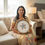 थंबनेल: ASTHETIC AANGAN - BLUSH LEAF ROUND TRAY - LILLEMART.COM