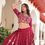 थंबनेल: RANG BHOOMI - VICHITRA SILK HEAVY SEQUINS & THREAD EMBROIDERED LEHENGA - LILLEMART.COM