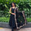 थंबनेल: RANG BHOOMI - BLACK CHINON SUIT - LILLEMART.COM
