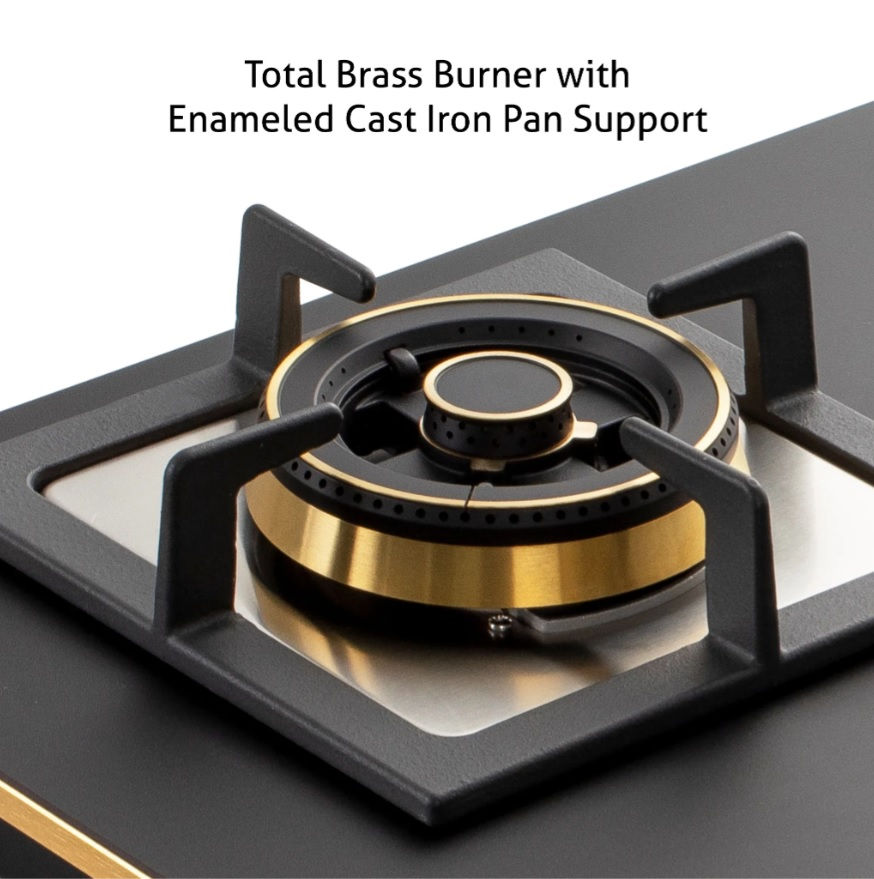 थंबनेल: GLEN - TRIPLE BURNER BRASS RING HOB STOVE - LILLEMART.COM
