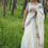 थंबनेल: RANG BHOOMI - PURE WHITE TUSSAR SILK SAREE WITH VISCOSE THREAD EMBROIDERY - LILLEMART.COM