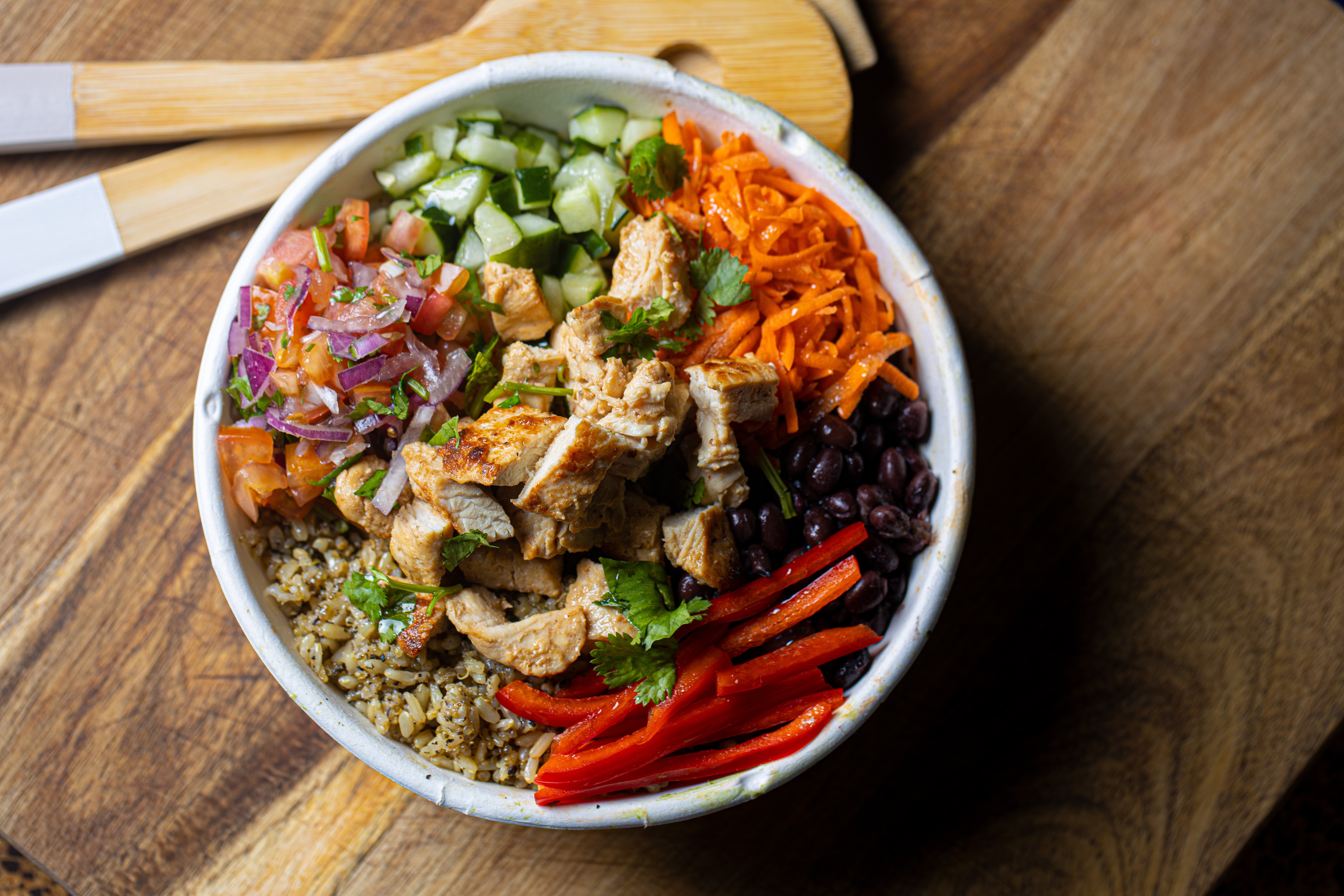 Arranged Food and Objects