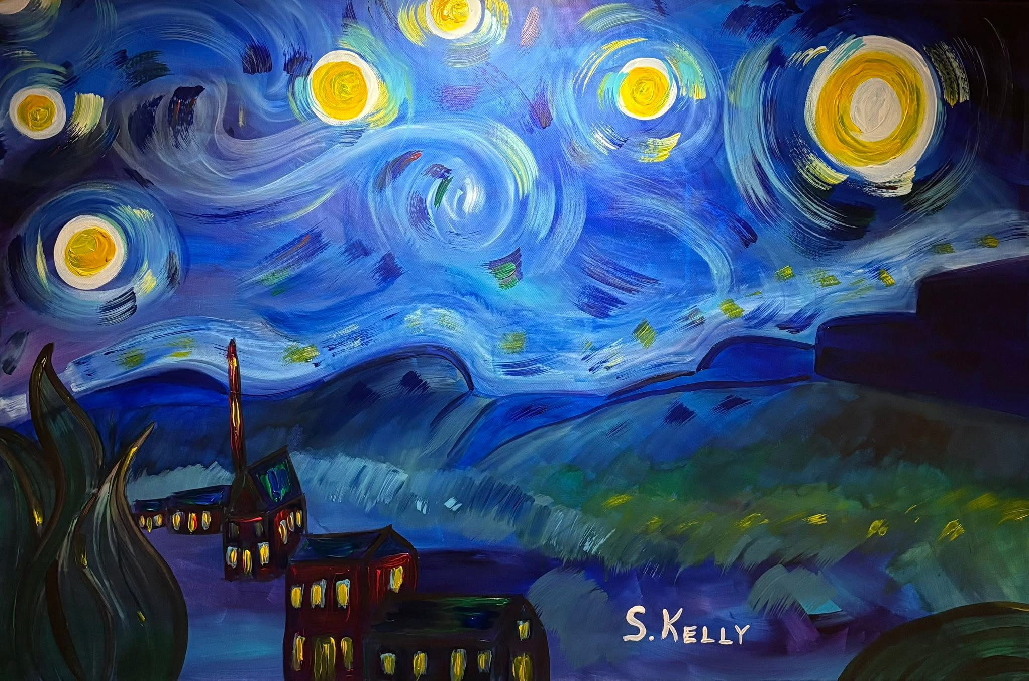Abstract of Starry Night