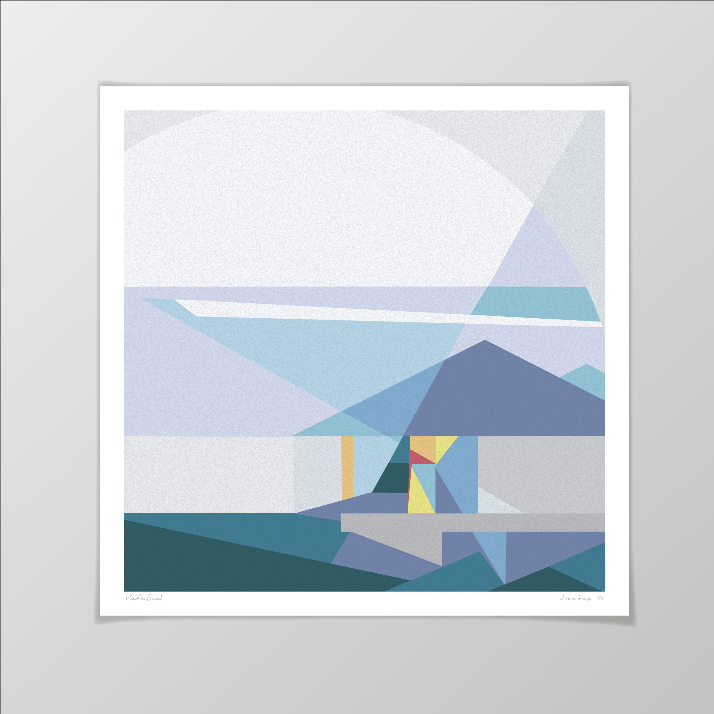 Pacific Beach Art Print