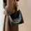 Thumbnail: Women's Fashionable Solid Color Tote Bag, Casual Versatile Zipper Shoulder Bag