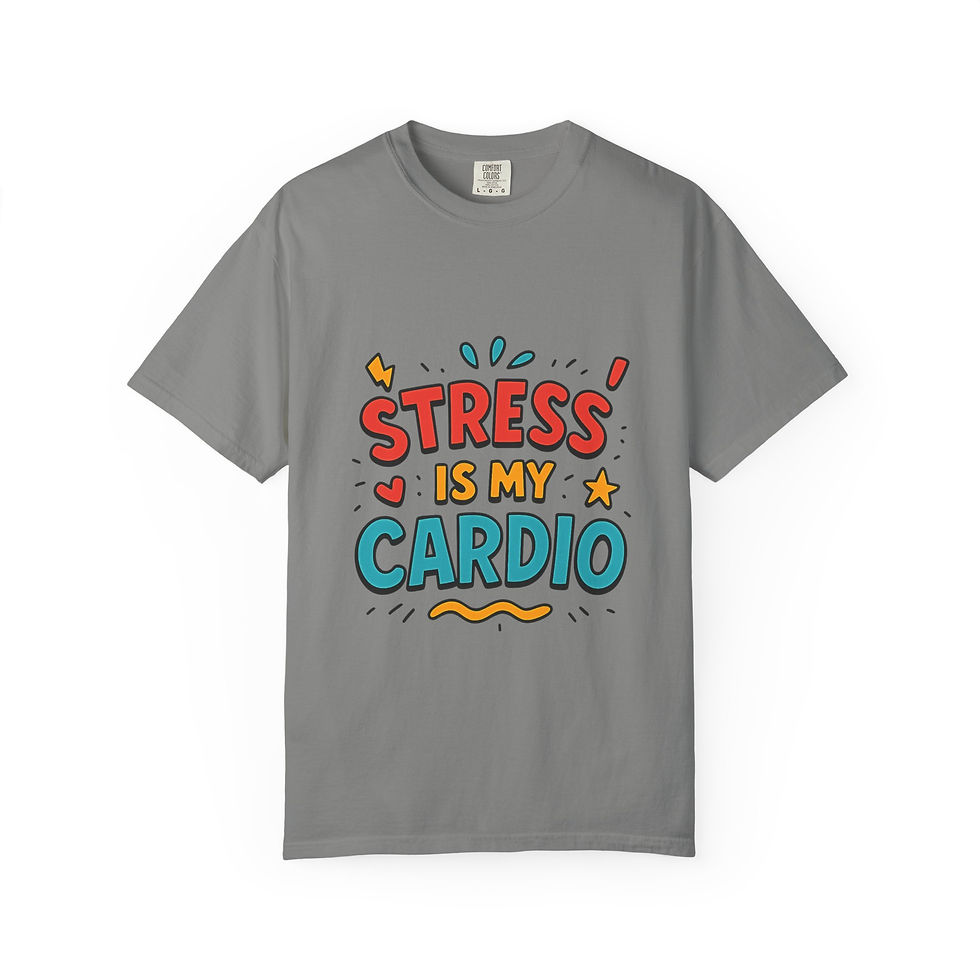 Thumbnail: Tee Unisex "Stress Is My Cardio"