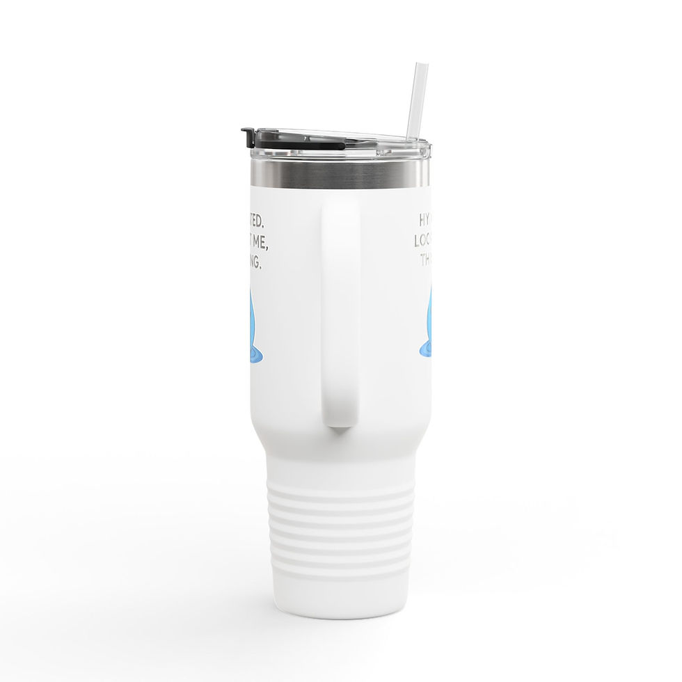 Thumbnail: Travel Mug (1.2Ltr/40oz) "Hydrated. Look at Me, Thriving."