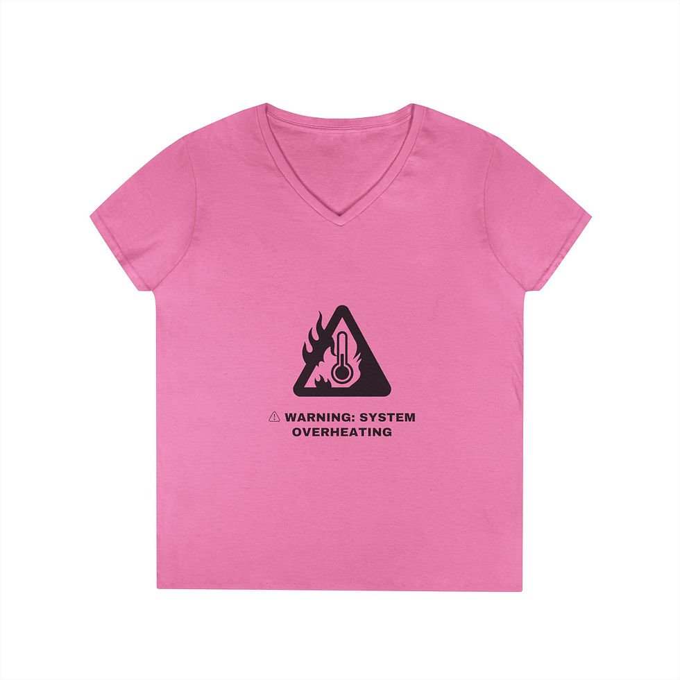 Thumbnail: Tee V-Neck Menopause Inspired 