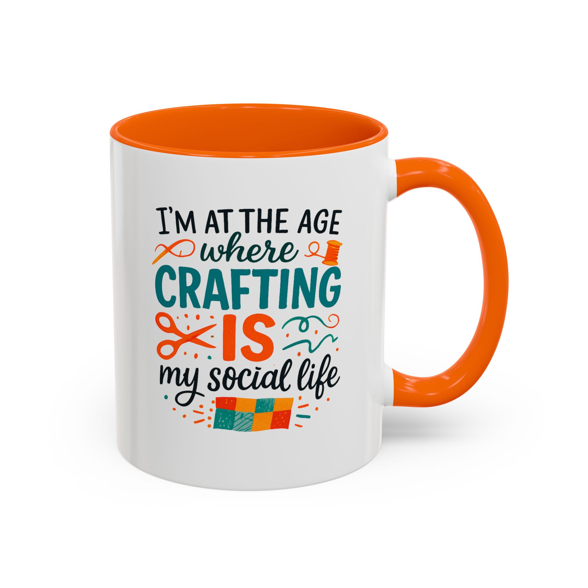 Mug (330ml/11oz) "...Crafting Is My Social Life"