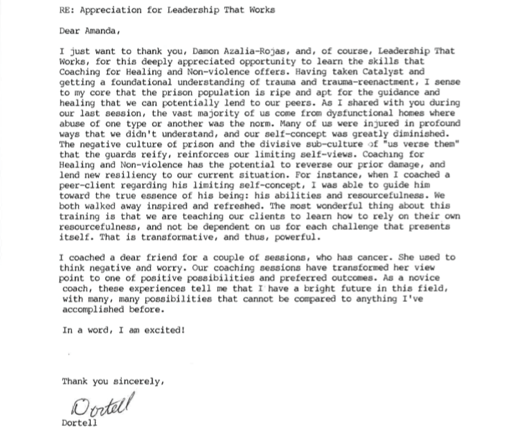 Letters from the Men