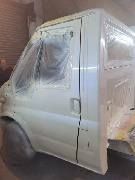 van respraying white