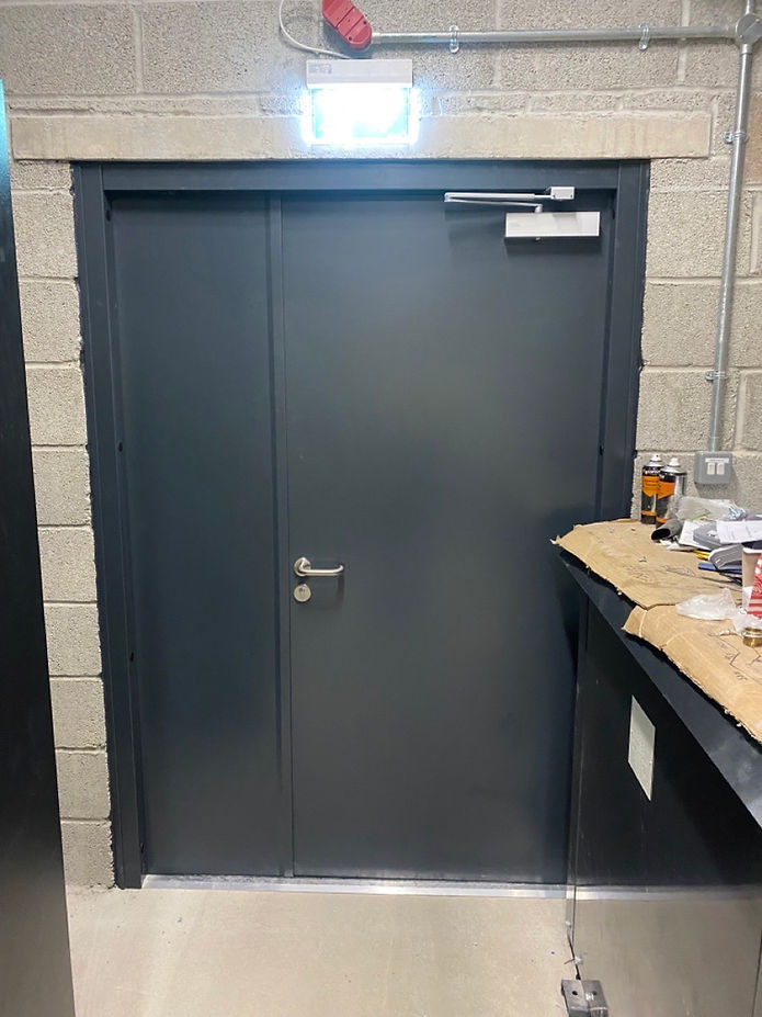 steel door