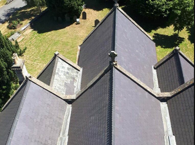 roof of listed building restored