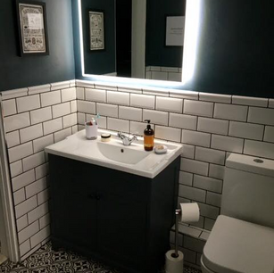 2 subway tiled bathroom renovation by Walcot joinery & building services 8th March 2021