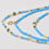 תמונה ממוזערת: שרשרת אנה משולש תכלת